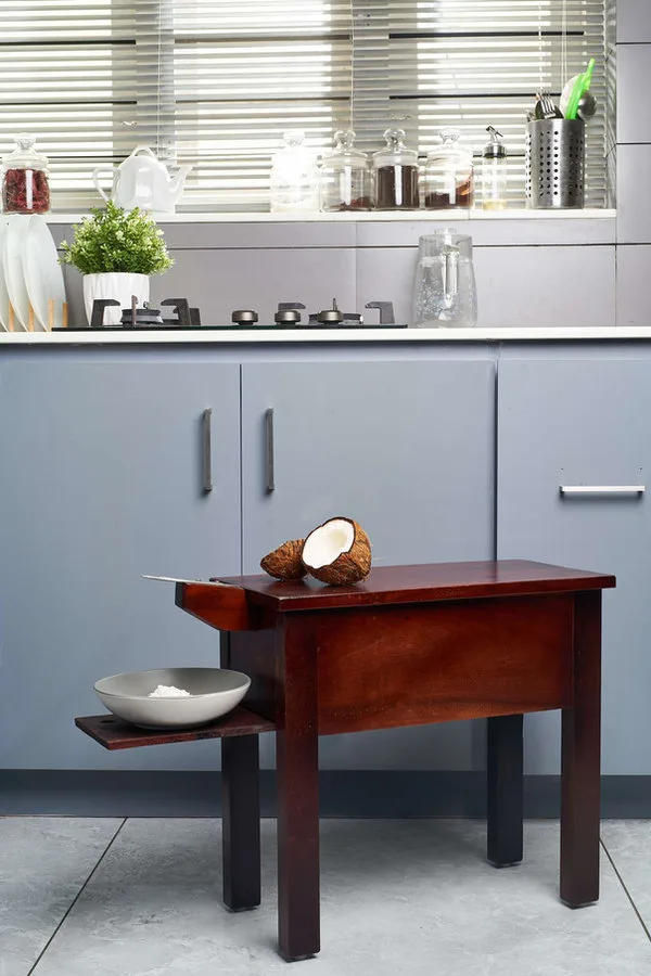Stool cococnut scraper (stool cherava)